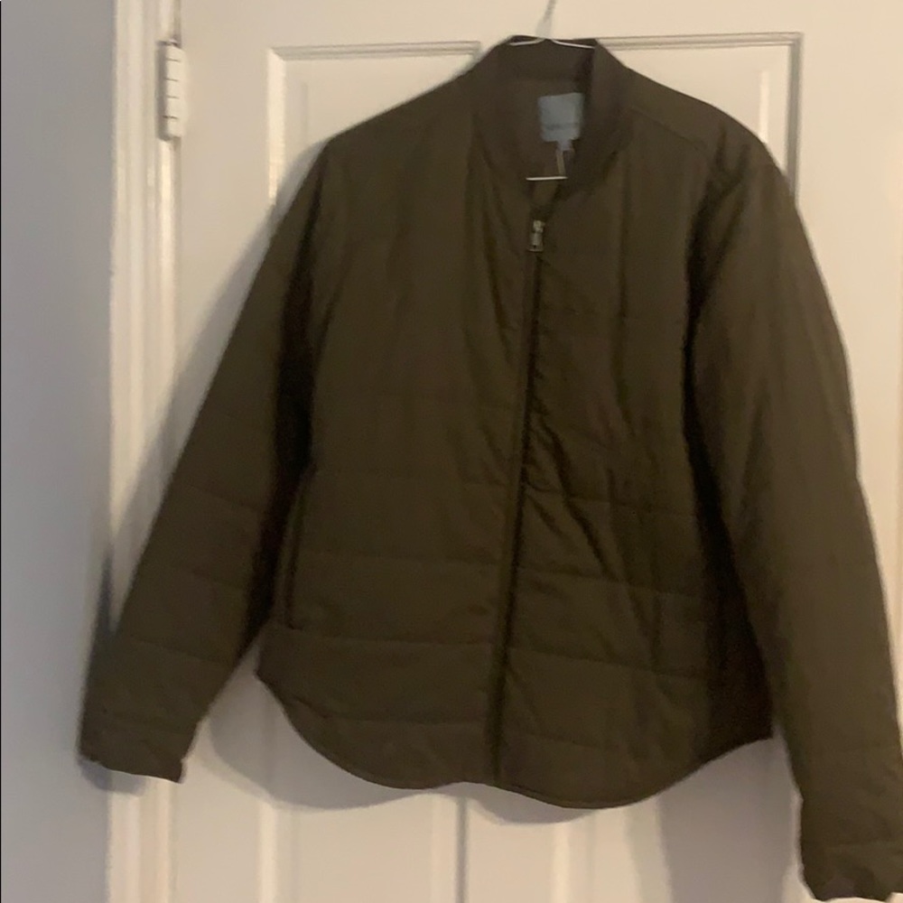 Men’s Michael Stars jacket size L army green New